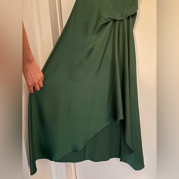NWT Reiss Green High/Low Cocktail Dress - US size 0 - Picture 7 of 16